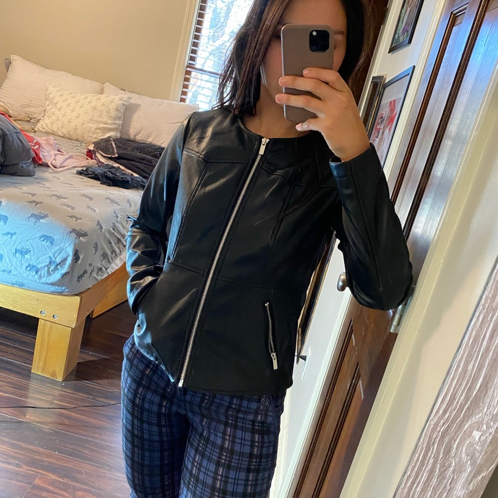 Leather jacket